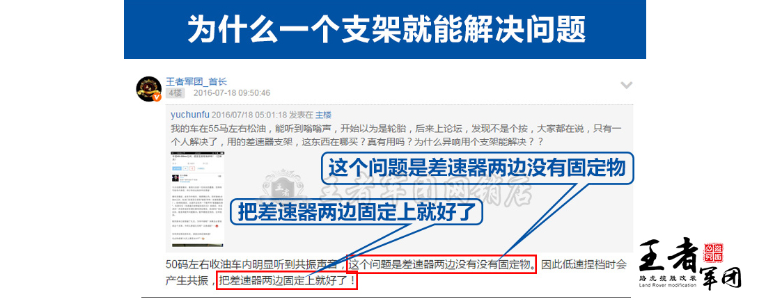 为什么一个路虎揽胜差速器支架就能解决问题？